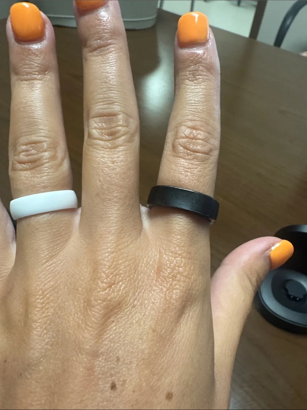 Wireless Smart Ring Charger Case - Black